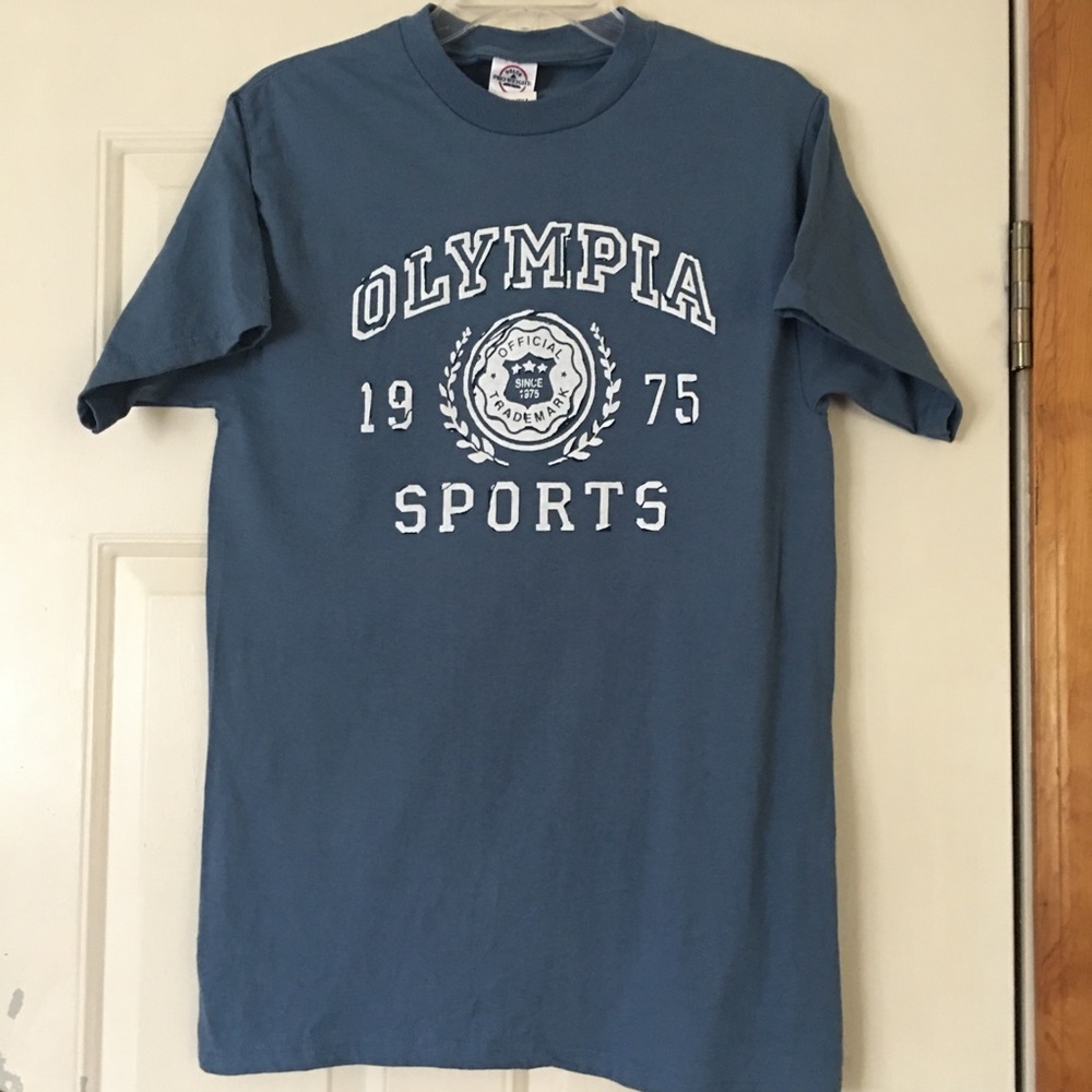 NWT blue Olympia sports t shirt